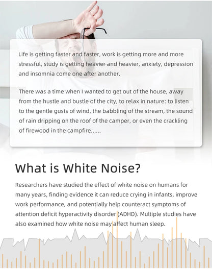 White Noise Combination Flame Air Diffuser Humidifier™