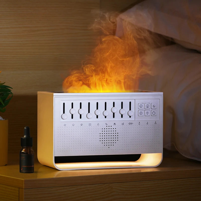 White Noise Combination Flame Air Diffuser Humidifier™