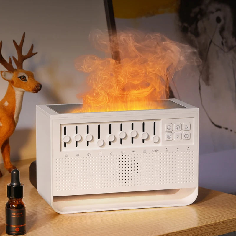 White Noise Combination Flame Air Diffuser Humidifier™