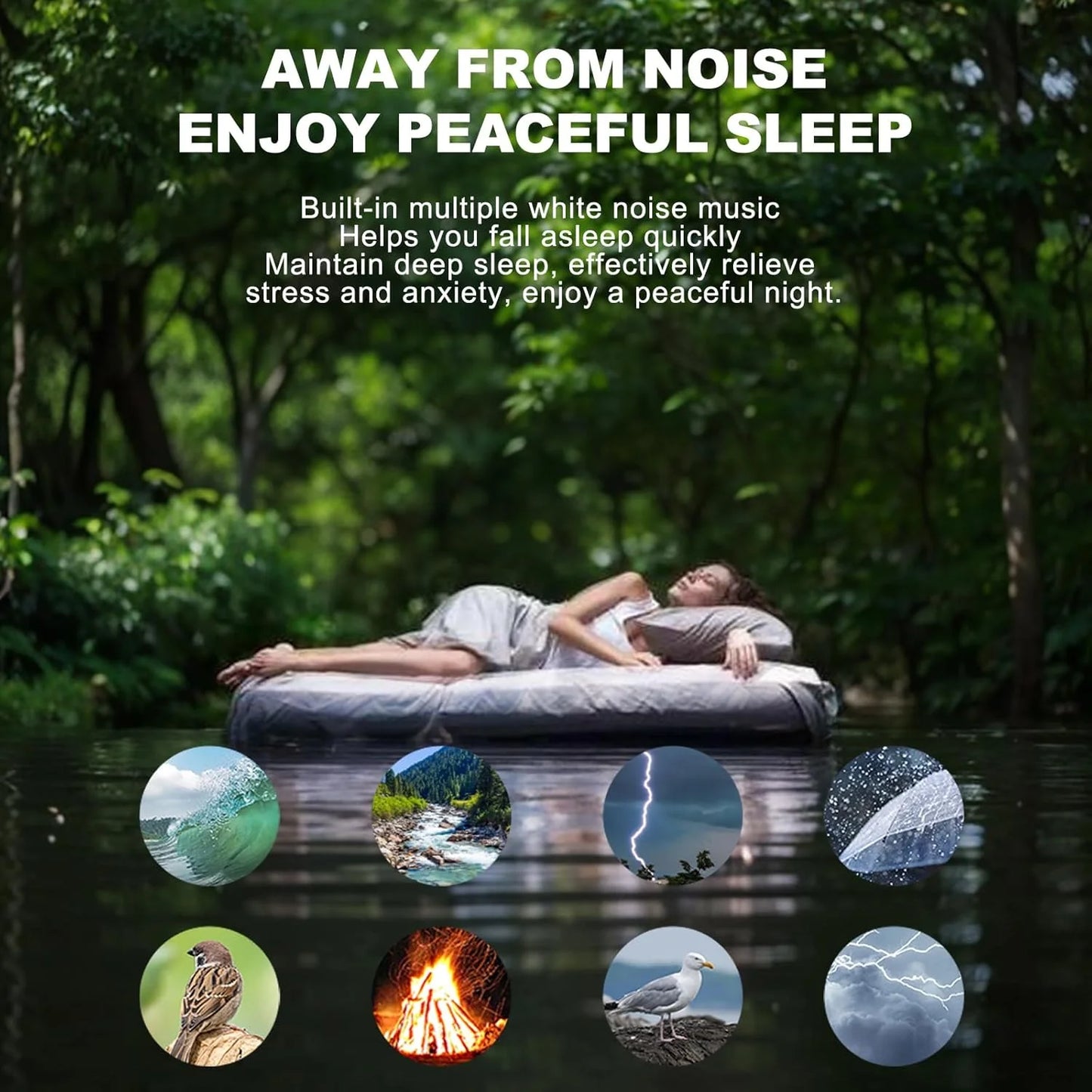 White Noise Combination Flame Air Diffuser Humidifier™